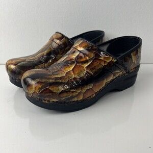 Dansko Womens Shoes Size 37 Multicolor Tigers Eye Copper Color